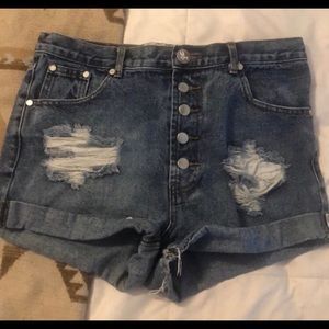 One Teaspoon denim shorts high waist 29